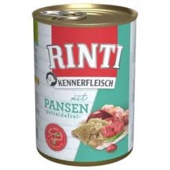 Voordeelpakket 12 X 400 G Rinti "Kennerfleisch" -Exporteren Bitiba winkel 111299 pla bilder rinti kennerfleisch pansen 400g hs 01 7