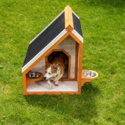 Modern Living Hondenhok Palma -Exporteren Bitiba winkel 112108 hundehuette mit vorraum fg 1627res1 2