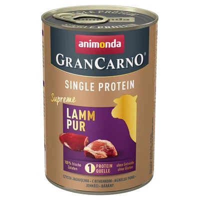 Animonda GranCarno Adult Single Protein Supreme Hondenvoer 24 X 400 G 5 Animonda GranCarno Adult Single Protein Supreme Hondenvoer 24 X 400 G - Afbeelding 3
