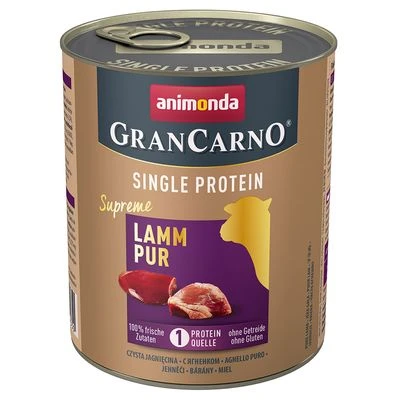 24 X 800 G Animonda GranCarno Adult Single Protein Supreme Hondenvoer - Afbeelding 2