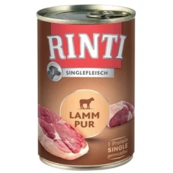 6 X 400 G RINTI Gemengd Probeerpakket Hondenvoer -Exporteren Bitiba winkel 13146 pla rintisingle lammpur 0