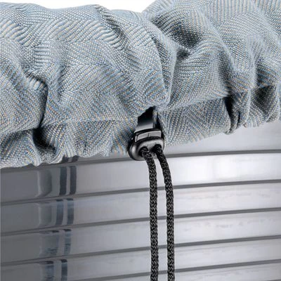 Ferplast Hondenmand Siesta Deluxe Zwart Met Bekleding Sofà Blauw Tweed 6 Ferplast Hondenmand Siesta Deluxe Zwart Met Bekleding Sofà Blauw Tweed - Afbeelding 4