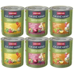 Animonda GranCarno Adult Superfoods Gemengd Pakket 14 Animonda GranCarno Adult Superfoods Gemengd Pakket -Exporteren Bitiba winkel 168512 animonda grancarno adult superfoods mixpaket 6x800g hs 01 1