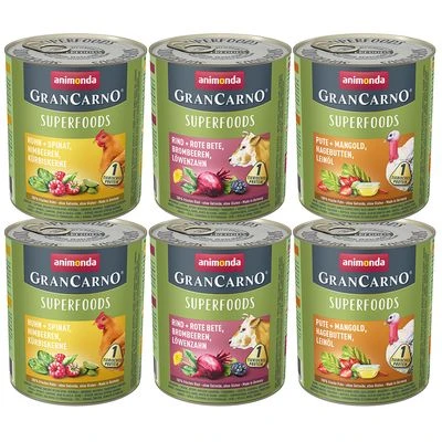 Animonda GranCarno Adult Superfoods Gemengd Pakket 7 Animonda GranCarno Adult Superfoods Gemengd Pakket - Afbeelding 5