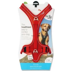 Curli Belka Comfort Tuigje - Rood -Exporteren Bitiba winkel 177196 pla curli belka comfort geschirr rot hs 01 0