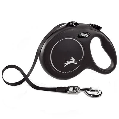 Flexi New Classic Rollijn S Zwart