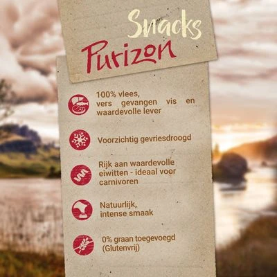 Purizon Snack Rund & Kip - Graanvrij 5 Purizon Snack Rund & Kip - Graanvrij - Afbeelding 3