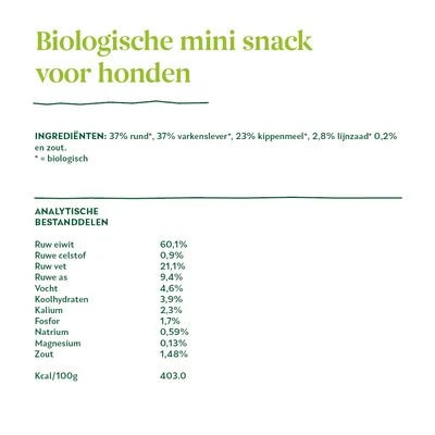 Yarrah Bio Mini Snack Voor Honden - Afbeelding 3