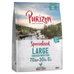 Purizon Large Adult Kip & Vis Kattenvoer 12 Purizon Large Adult Kip & Vis Kattenvoer -Exporteren Bitiba winkel 1 93303 pla purizon cat large chickenfish 400g 1000x1000 8