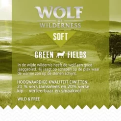 Wolf Of Wilderness Adult "Soft & Strong - Green Fields" - Lam Hondenvoer -Exporteren Bitiba winkel 1 wow benefitboard soft strong greenfields 1000x1000 de 3