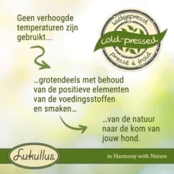 Voordeelpakket Lukullus 24 X 400 G -Exporteren Bitiba winkel 2023 04 lukullus coldpressedtechnology 1000x1000 nl 6