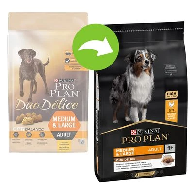 Pro Plan Duo Délice Kip & Rijst Hondenvoer 3 Pro Plan Duo Délice Kip & Rijst Hondenvoer