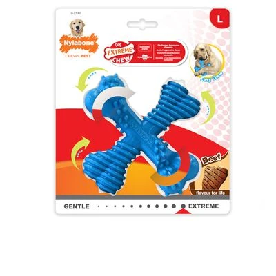 Nylabone Adult X-Bone Kauwspeelgoed - Afbeelding 3