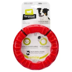 Ferplast Smile Kauwring, Rood -Exporteren Bitiba winkel 224898 pla ferplast smile kauring rot hs 01 8