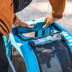 HAFENBANDE Fietskar Cabby S Incl. Twee Koppelingen -Exporteren Bitiba winkel 230896 hafenbande fahrradanhaenger cabby s hs 04 4