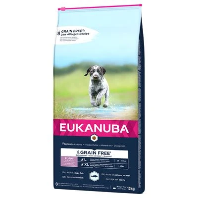 Eukanuba Grain Free Puppy Large Breed Zalm Hondenvoer 4 Eukanuba Grain Free Puppy Large Breed Zalm Hondenvoer - Afbeelding 2