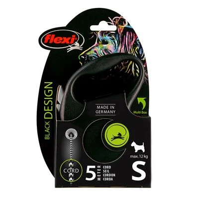 Flexi Black Design Rollijn Koord Zwart, 5 M 4 Flexi Black Design Rollijn Koord Zwart, 5 M - Afbeelding 2