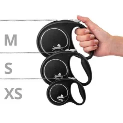 Flexi Black Design Rollijn Koord Zwart, 5 M 21 Flexi Black Design Rollijn Koord Zwart, 5 M -Exporteren Bitiba winkel 253796 flexi black design seilleine schwarz medium 5m hs 05 0