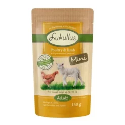 Voordeelpakket Lukullus Mini Maaltijdzakjes 48 X 150g -Exporteren Bitiba winkel 264996 pla luk mini poultrylamb 6x150g 3