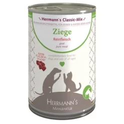 Herrmann's Vlees Puur 6 X 400 G -Exporteren Bitiba winkel 27088 pla herrmanns hund ziege pur 400g 5
