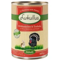 Voordeelpakket Lukullus 24 X 400 G -Exporteren Bitiba winkel 28048 pla lukullus wildkaninchen truthahn 6 x 400 g 7