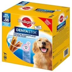 Voordeelpak! 168 X Pedigree DentaStix Dagelijkse Gebitsverzorging/ Fresh 30 Voordeelpak! 168 X Pedigree DentaStix Dagelijkse Gebitsverzorging/ Fresh -Exporteren Bitiba winkel 28168 pla pedigree dentastix grossehunde 56stk 0 6