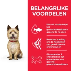 Hill's Science Plan Adult Healthy Mobility Small & Mini Met Kip Hondenvoer -Exporteren Bitiba winkel 2 atf8 604340 key benefits 5