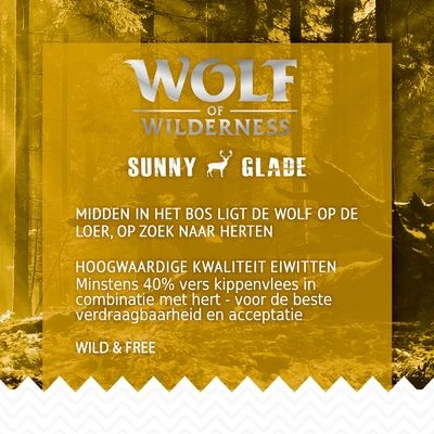 Wolf Of Wilderness "Sunny Glade" - Wild Hondenvoer 6 Wolf Of Wilderness "Sunny Glade" - Wild Hondenvoer - Afbeelding 4