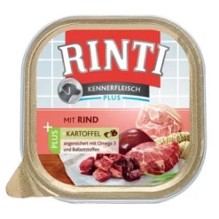 Voordeelpakket Rinti "Kennerfleisch" 9 X 300 G 16 Voordeelpakket Rinti "Kennerfleisch" 9 X 300 G -Exporteren Bitiba winkel 31736 PLA Rinti Kennerfleisch Rind Kartoffel 300g 3