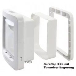 SureFlap Microchip Huisdierluik XXL -Exporteren Bitiba winkel 326327 sureflap mikrochip katzenklappe xxl mittunnelbeschriftet 11 2012 4