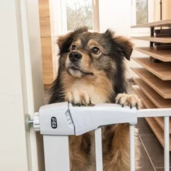 TIAKI Wit Hondenrek Met Verlengstuk Van 7 Cm -Exporteren Bitiba winkel 334597 tiaki dog gate white fg 8198 1