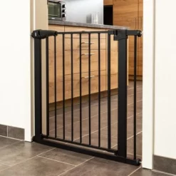 TIAKI Zwart Hondenhek Met Verlengstuk Van 7 Cm -Exporteren Bitiba winkel 334696 tiaki dog gate black fg 8149 0