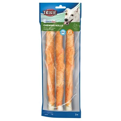 Trixie Denta Fun Chicken Chew Rolls 3 Trixie Denta Fun Chicken Chew Rolls