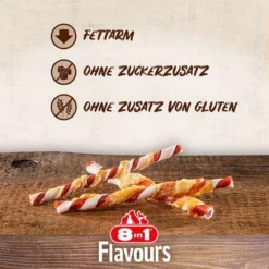 8in1 Triple Flavour Twisted Kauwsticks -Exporteren Bitiba winkel 368596 iams 8in1 triple flavour twisted kaustangen hs 02 4