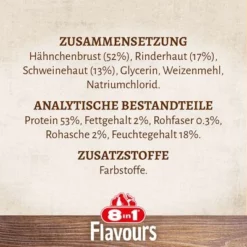 8in1 Triple Flavour Ribs Kauwsticks -Exporteren Bitiba winkel 368598 8in1 triple flavour ribs kaustangen hs 04 4