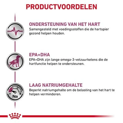 Royal Canin Veterinary - Cardiac Hondenvoer 5 Royal Canin Veterinary - Cardiac Hondenvoer - Afbeelding 3