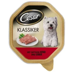 Cesar Multipack Hondenvoer 14 X 150 G -Exporteren Bitiba winkel 42945 pla cesar klassiker rind und leber 150g 0