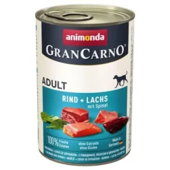 Animonda GranCarno Original Adult 6 X 400 G -Exporteren Bitiba winkel 51232 pla animonda grancarno adult rindlachsspinat 400g 3