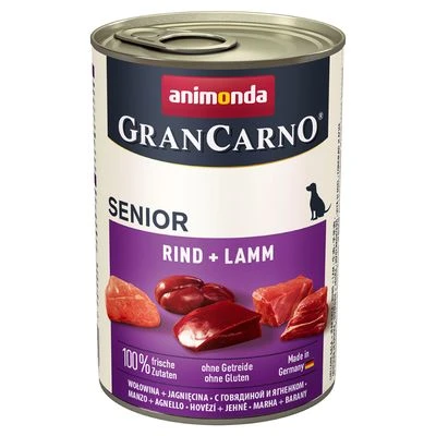 Animonda GranCarno Original Senior 6 X 400 G 4 Animonda GranCarno Original Senior 6 X 400 G - Afbeelding 2