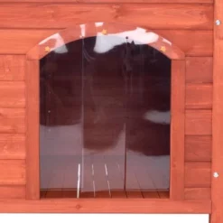 Woody Platdak-hondenhok Met Kunststof Deur -Exporteren Bitiba winkel 55518 woody flachdach fg 8298 9