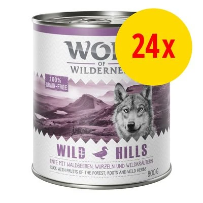 Voordeelpakket: Wolf Of Wilderness Adult 24 X 800 G 3 Voordeelpakket: Wolf Of Wilderness Adult 24 X 800 G
