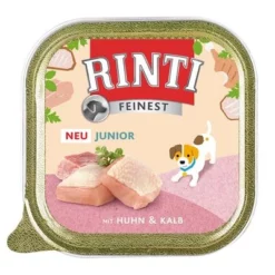 RINTI Fijnste 11 X 150 G Hondenvoer 31 RINTI Fijnste 11 X 150 G Hondenvoer -Exporteren Bitiba winkel 60587 PLA Rinti Feinest Junior Huhn Kalb 150g 6