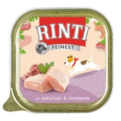 Megapak Rinti Fijnste 44 X 150 G Hondenvoer -Exporteren Bitiba winkel 60589 PLA Rinti Feinest Gefluegel Schinken 150g 6 1