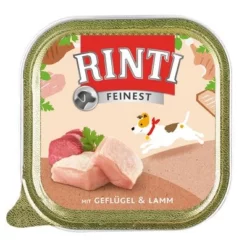 RINTI Fijnste 11 X 150 G Hondenvoer 28 RINTI Fijnste 11 X 150 G Hondenvoer -Exporteren Bitiba winkel 60591 PLA Rinti Feinest Gefluegel Lamm 150g 6