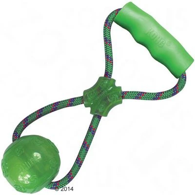 KONG Squeezz Ball Met Handvat 4 KONG Squeezz Ball Met Handvat - Afbeelding 2