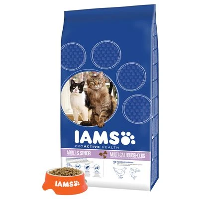 Iams Pro Active Health Adult Multi-Cat Household 3 Iams Pro Active Health Adult Multi-Cat Household