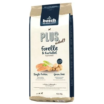 Bosch Plus Forel & Aardappel Hondenvoer 3 Bosch Plus Forel & Aardappel Hondenvoer