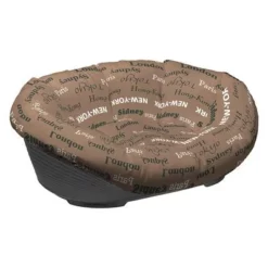 Ferplast Hondenmand Siesta Deluxe Zwart - Met Kussen Cities