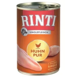 6 X 400 G RINTI Gemengd Probeerpakket Hondenvoer -Exporteren Bitiba winkel 65032 pla rintisingle huhnpur 2