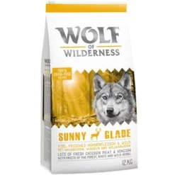 Dubbelpak 2 X 12 Kg Wolf Of Wilderness Hondenvoer -Exporteren Bitiba winkel 65189 PLA Wolf of Wilderness Trockenfutter Sunny Glade 12kg 6